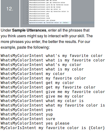 A listing of every possible subject object verb combination
