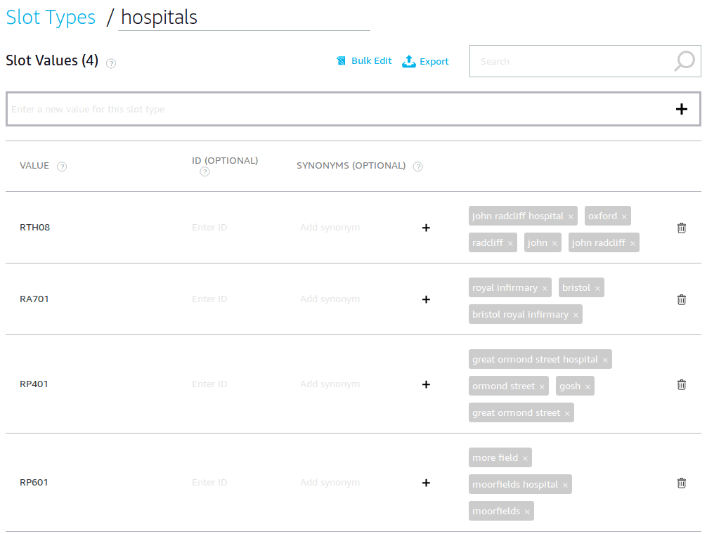 Alexa Skills Page.