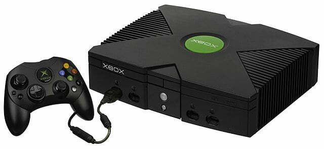 The original XBox console. It's large.